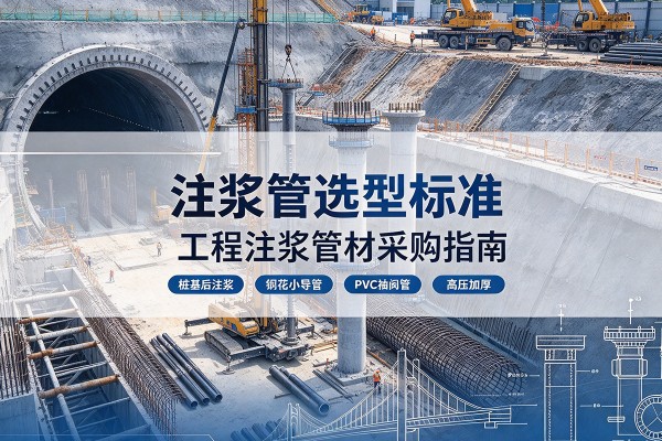 蚌埠注浆管选型标准