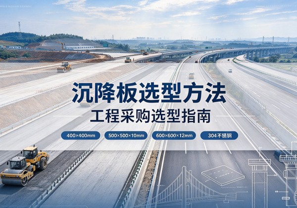 蚌埠沉降板选择方法